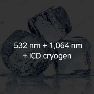 루트로닉 더마V - 532nm + 1,064 nm + ICD cryogen